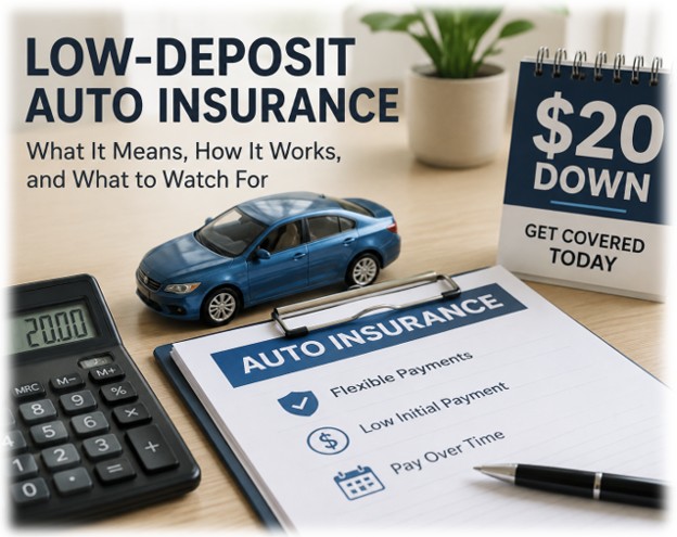 Low-Deposit Auto Insurance Is Getting Attention, but Is It Actually Cheaper?