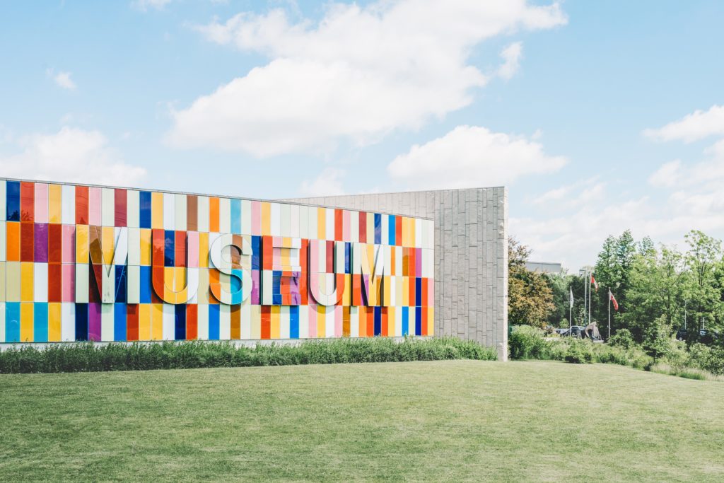 Colorful Museum Sign